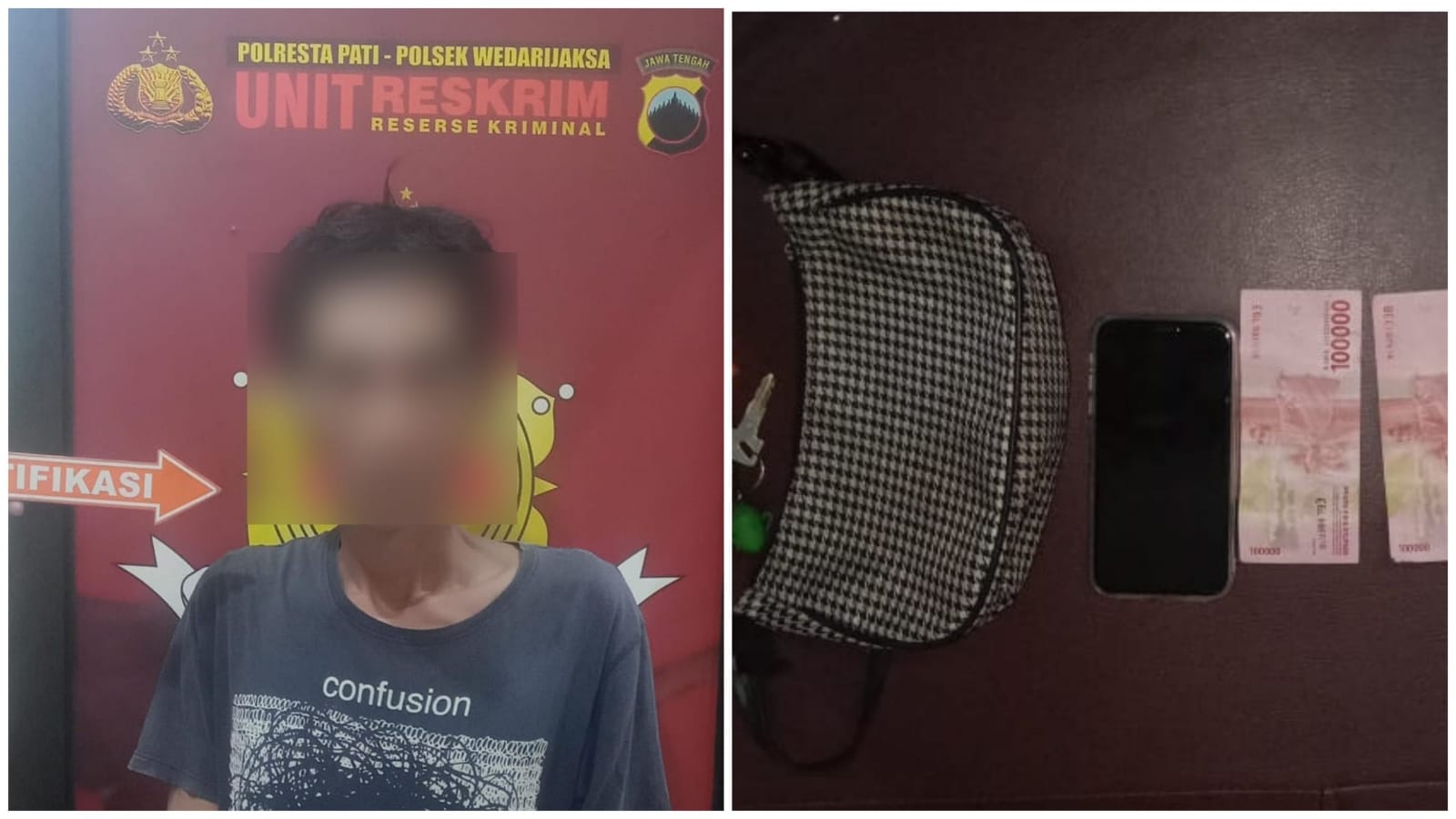 Dilacak Lokasi, Pencuri Iphone di Wedarijaksa Ditangkap Polisi