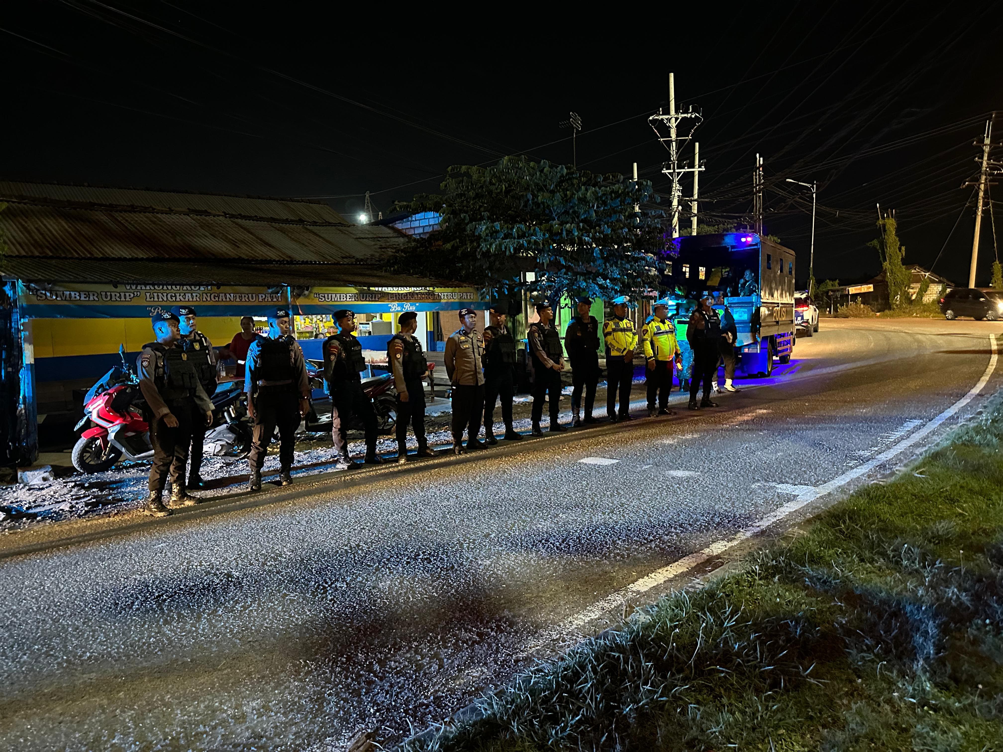 Berika Rasa Aman Warga Pati Polresta Pati Patroli Sekala Besar