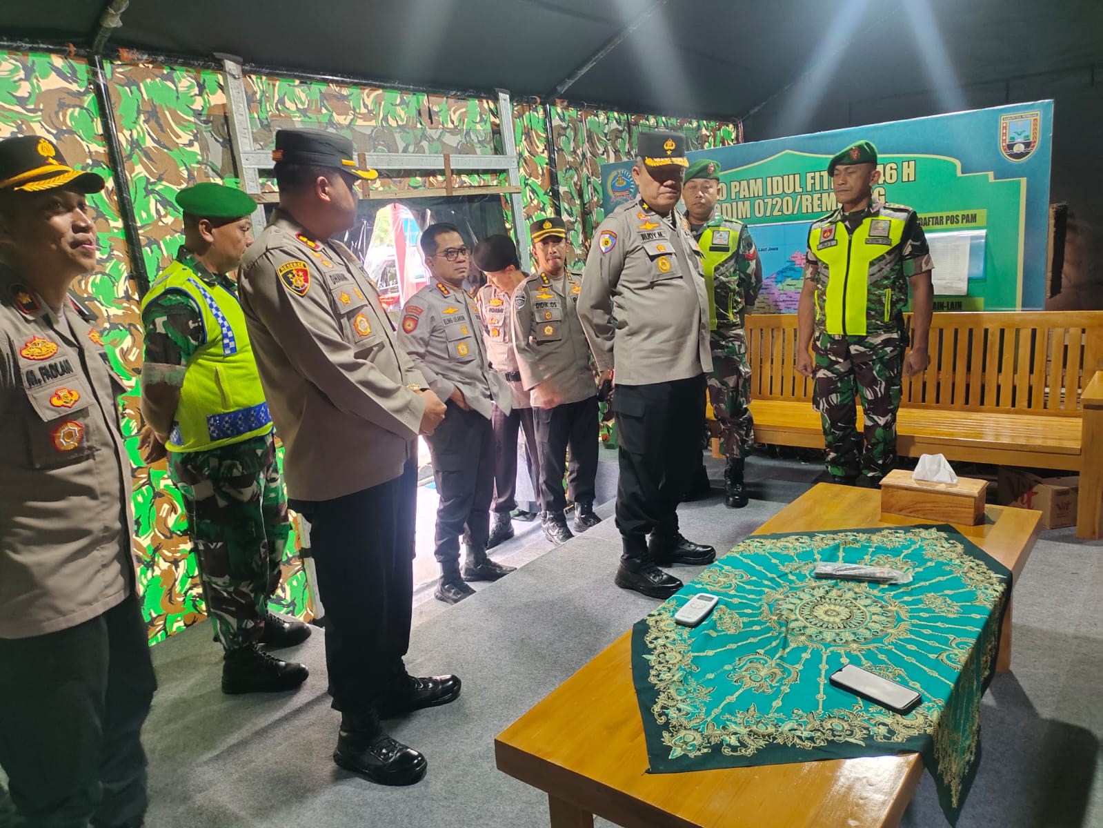 Polres Rembang Menyambut Kunjungan Irwasda Polda Jateng Dalam Rangka Ops Ketupat Candi 2025