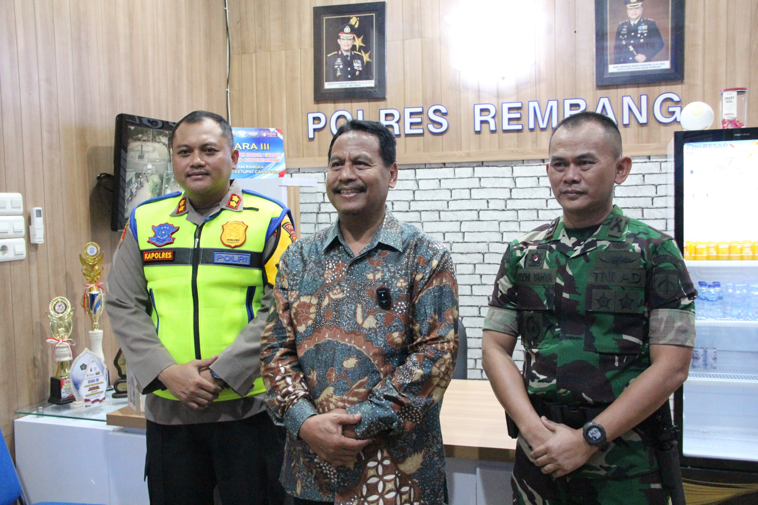 Polres Rembang Menggelar Apel Kesiapan Pengamanan Malam Idul Fitri 1446 H