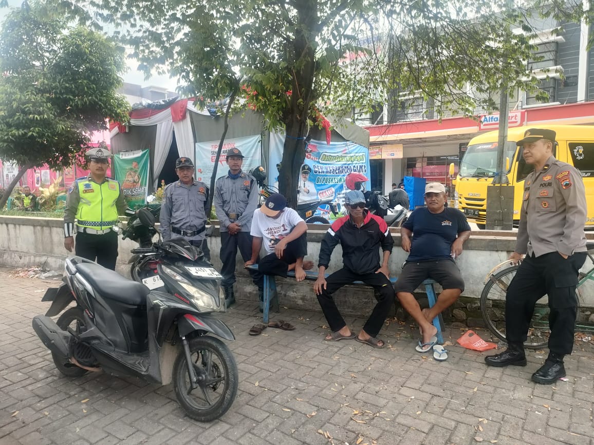 Kapospam Pamotan Ipda Herry Berikan Himbauan Pada Pangkalan Ojek Jelang Arus Balik