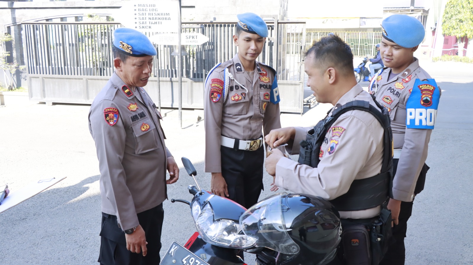 Sebagai Kontrol & Pengawasan Personil, Si Propam Polres Rembang Rutin Gelar Gaktiblin