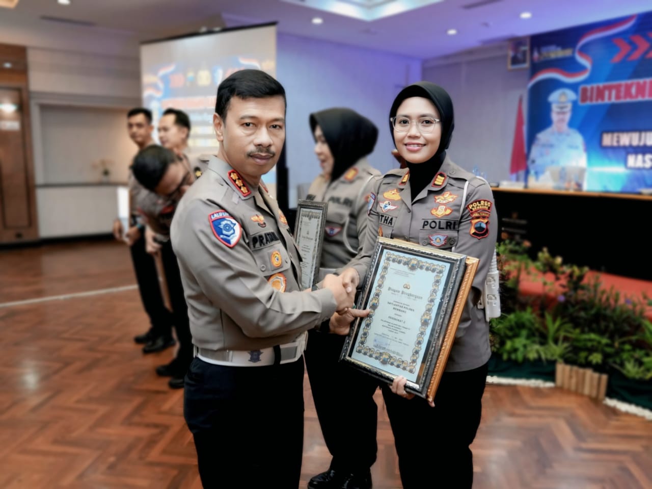 Satlantas Polres Rembang Kembali Sabet 2 Penghargaan Dari Ditlantas Polda Jateng