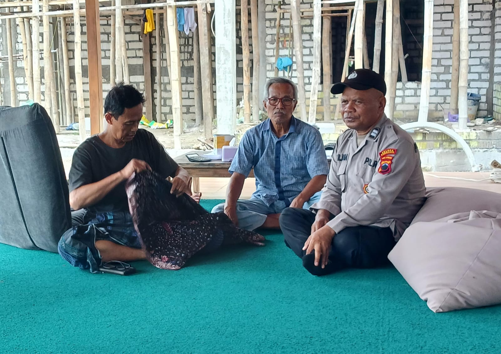 Jalin Silaturahmi dan Monitoring Kamtibmas, Personil Polsek Lasem Sambang Tokoh Agama di Wilayah Binaan