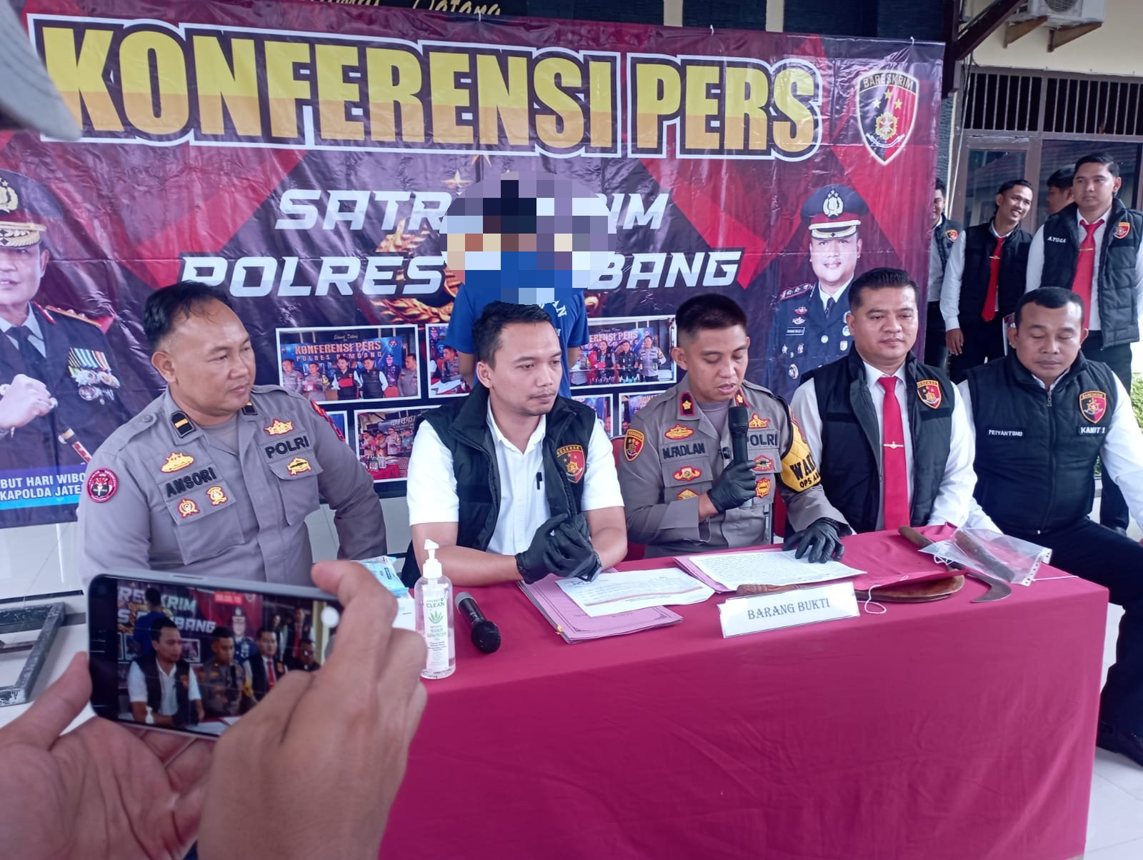 Hari Terakhir Ops Aman Candi 2025, Polres Rembang Gelar Rillis 1 Kasus Lagi Terkait Penganiayaan & Premanisme