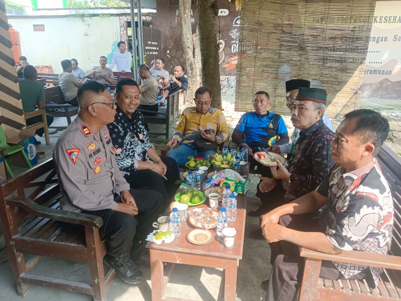 Coffee Morning Kapolsek Sulang Bersama Forkopimcam Bahas Kamtibmas