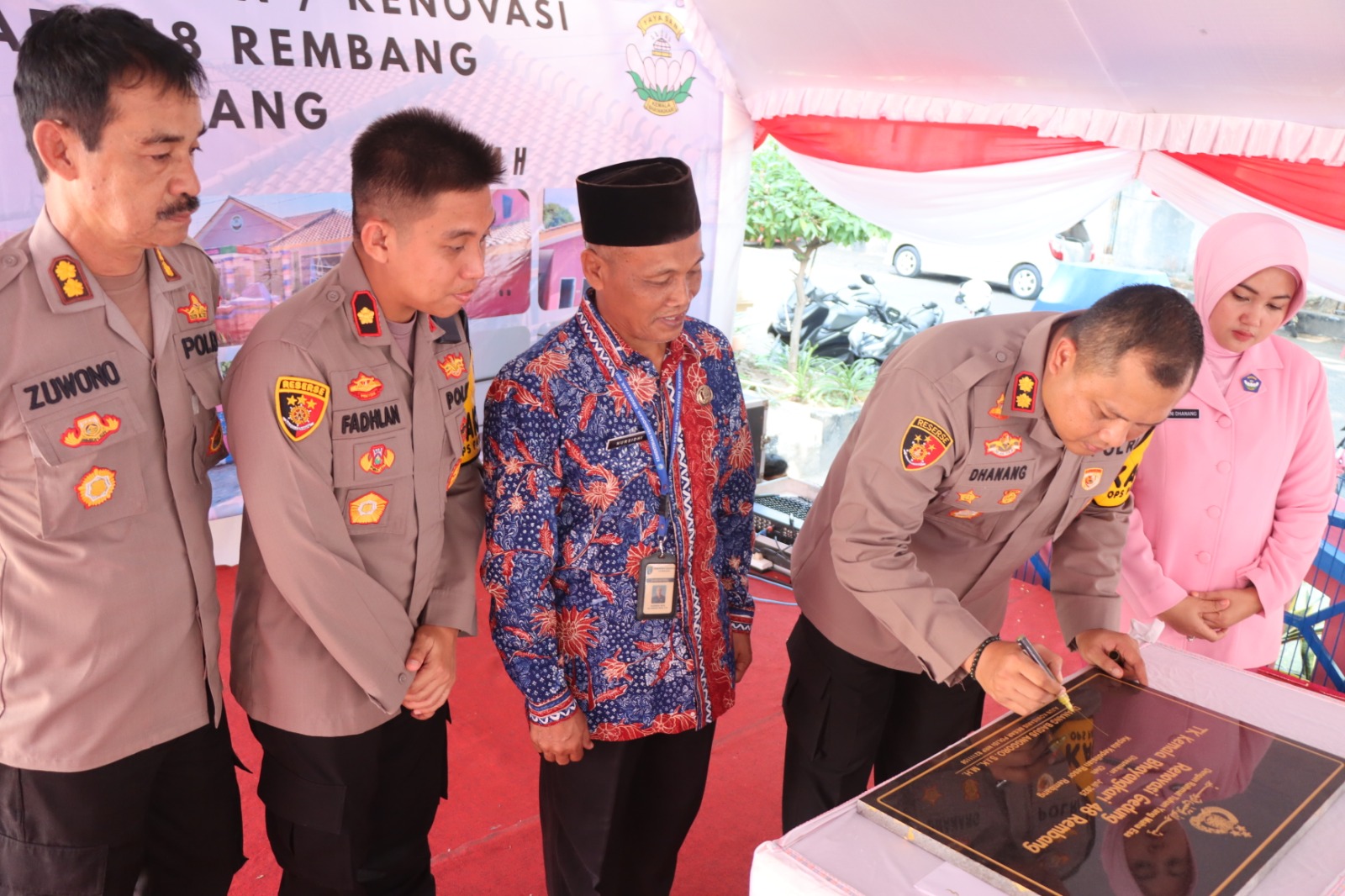 Peresmian Gedung TK Kemala Bhayangkari 48 Rembang oleh Kapolres dan Ibu Ketua Bhayangkari